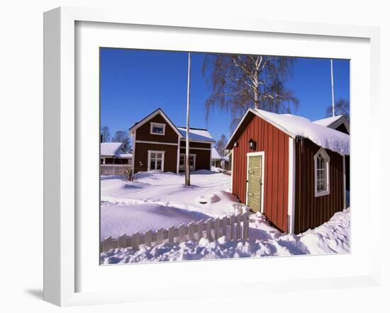 Gammelstad (Lulea Old City) UNESCO World Heritage Site, Lapland, Sweden, Scandinavia, Europe-Sergio Pitamitz-Framed Photographic Print