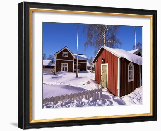 Gammelstad (Lulea Old City) UNESCO World Heritage Site, Lapland, Sweden, Scandinavia, Europe-Sergio Pitamitz-Framed Photographic Print