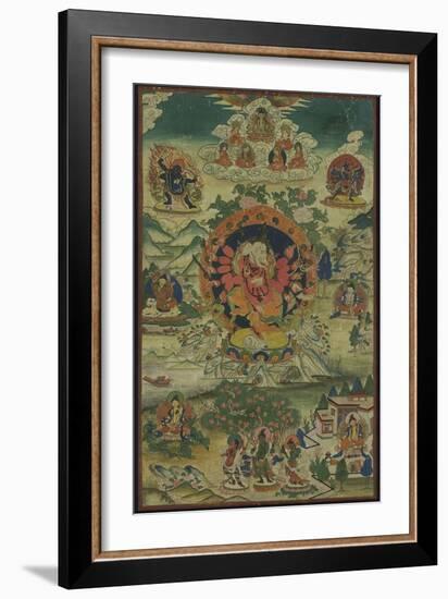 Ganapati sous son aspect Mahârakta-null-Framed Giclee Print