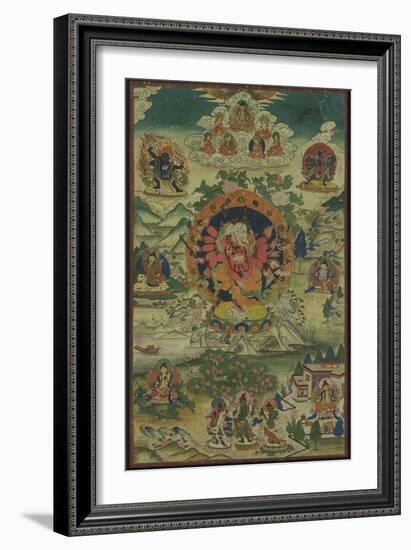 Ganapati sous son aspect Mahârakta-null-Framed Giclee Print