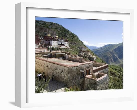 Ganden Monastery, Near Lhasa, Tibet, China-Ethel Davies-Framed Photographic Print