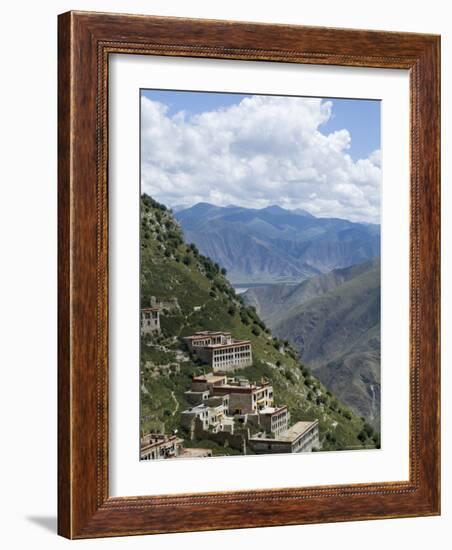 Ganden Monastery, Near Lhasa, Tibet, China-Ethel Davies-Framed Photographic Print