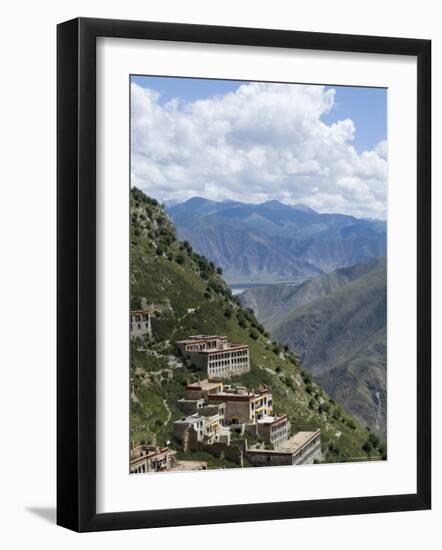 Ganden Monastery, Near Lhasa, Tibet, China-Ethel Davies-Framed Photographic Print