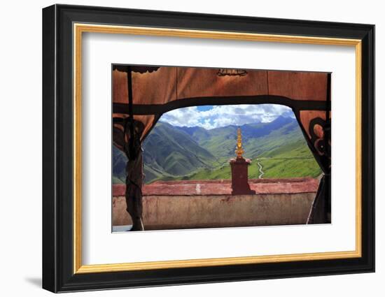 Ganden Monastery, Wangbur Mountain, Lhasa, Tibet, China-Ivan Vdovin-Framed Photographic Print