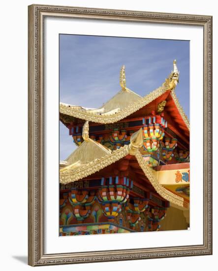 Ganden Sumsteling Gompa Buddhist Monastery, Shangri-La, Shangri-La Region, Yunnan Province, China-Angelo Cavalli-Framed Photographic Print