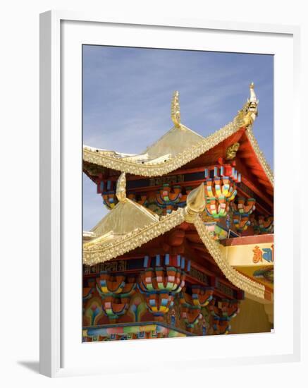 Ganden Sumsteling Gompa Buddhist Monastery, Shangri-La, Shangri-La Region, Yunnan Province, China-Angelo Cavalli-Framed Photographic Print