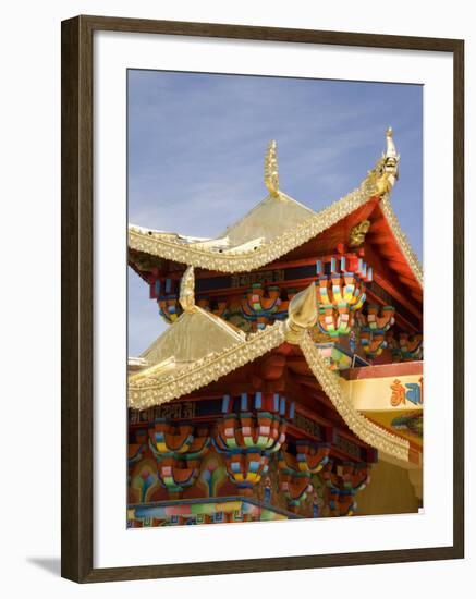 Ganden Sumsteling Gompa Buddhist Monastery, Shangri-La, Shangri-La Region, Yunnan Province, China-Angelo Cavalli-Framed Photographic Print