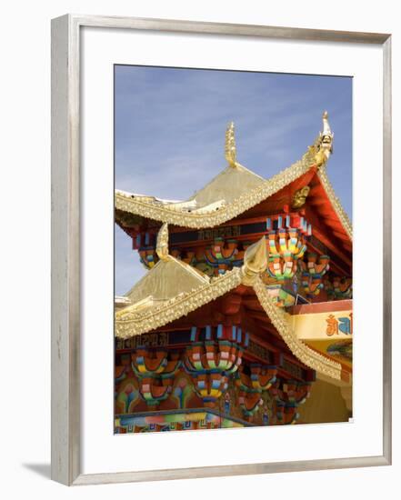 Ganden Sumsteling Gompa Buddhist Monastery, Shangri-La, Shangri-La Region, Yunnan Province, China-Angelo Cavalli-Framed Photographic Print