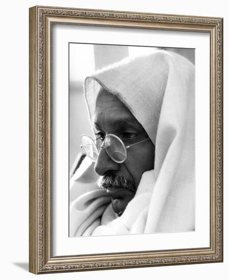 Gandhi, Ben Kingsley, (As Gandhi), 1982-null-Framed Photo