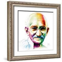 Gandhi - I am Love-Patrice Murciano-Framed Giclee Print