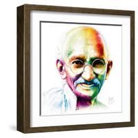 Gandhi - I am Love-Patrice Murciano-Framed Giclee Print