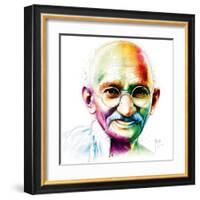 Gandhi - I am Love-Patrice Murciano-Framed Giclee Print