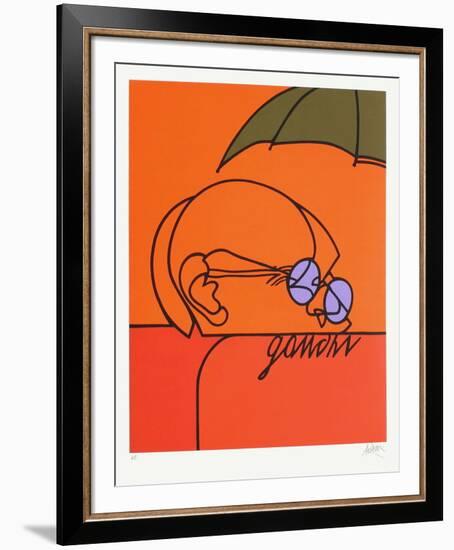 Gandhi-Valerio Adami-Framed Premium Edition