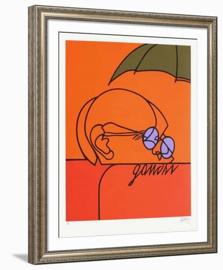 Gandhi-Valerio Adami-Framed Premium Edition