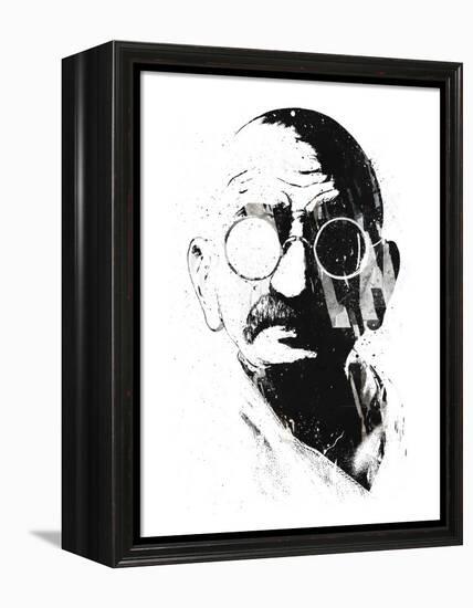 Gandhi-Alex Cherry-Framed Stretched Canvas