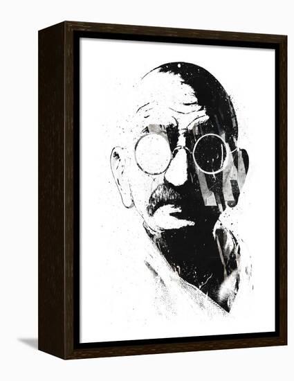 Gandhi-Alex Cherry-Framed Stretched Canvas