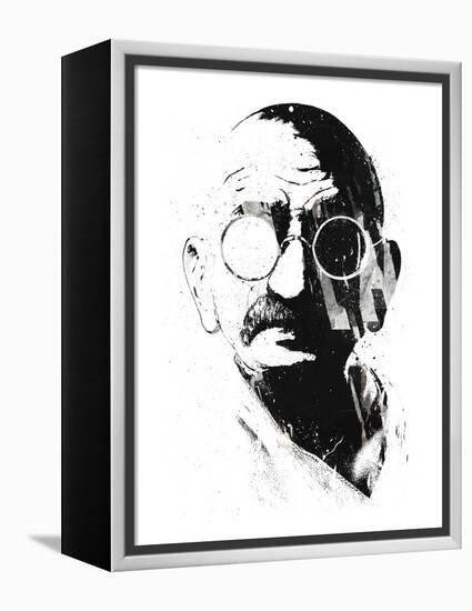 Gandhi-Alex Cherry-Framed Stretched Canvas