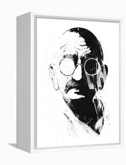 Gandhi-Alex Cherry-Framed Stretched Canvas