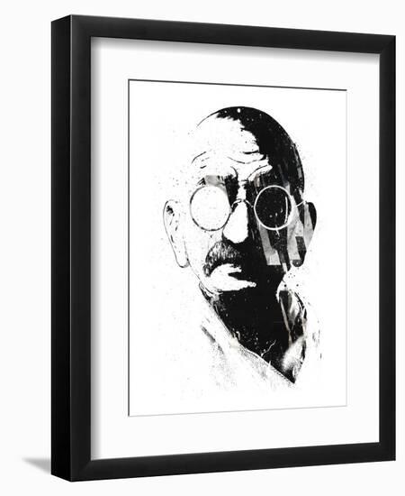 Gandhi-Alex Cherry-Framed Premium Giclee Print