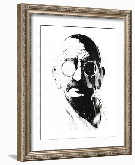 Gandhi-Alex Cherry-Framed Art Print