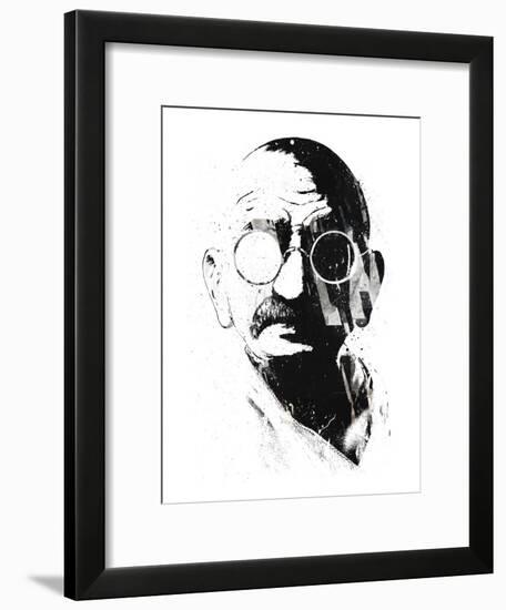 Gandhi-Alex Cherry-Framed Art Print