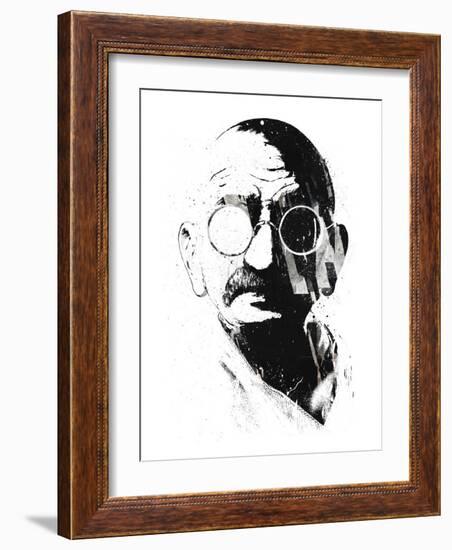 Gandhi-Alex Cherry-Framed Art Print