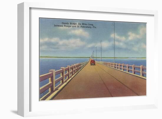 Gandy Bridge, St. Petersburg, Florida-null-Framed Art Print