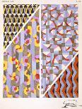 Interior Design Pattern, Plate 2 from 'Inspirations', Published Paris, 1930S (Colour Litho)-Gandy-Giclee Print