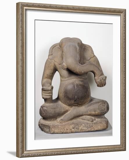 Ganesh, from Tuol Pheak Kin, Kandal Province, 7th-8th Century-null-Framed Giclee Print