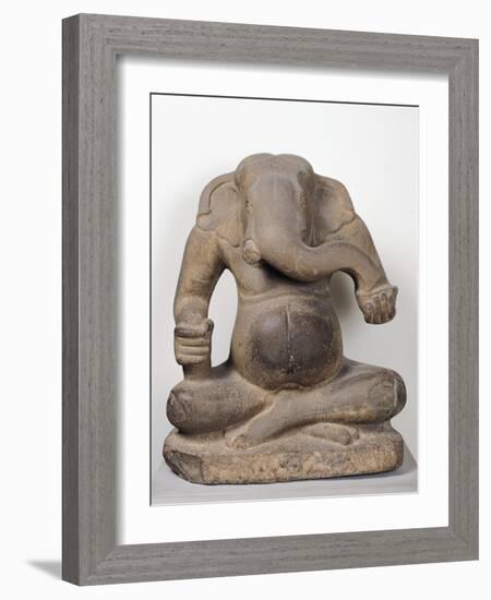 Ganesh, from Tuol Pheak Kin, Kandal Province, 7th-8th Century-null-Framed Giclee Print
