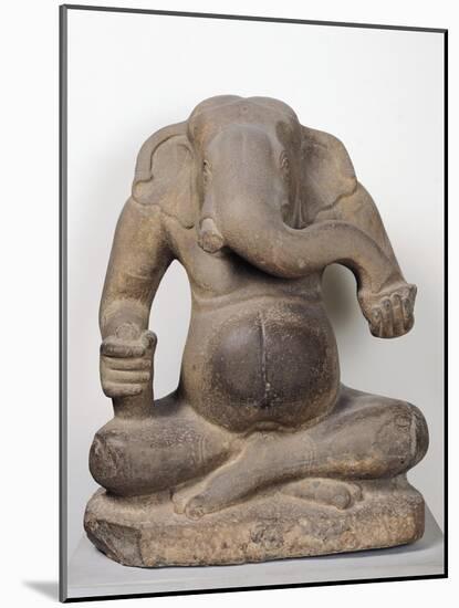 Ganesh, from Tuol Pheak Kin, Kandal Province, 7th-8th Century-null-Mounted Giclee Print