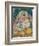 Ganesh Mural in the City Palace, Rajasthan, India-Walter Bibikow-Framed Photographic Print