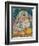 Ganesh Mural in the City Palace, Rajasthan, India-Walter Bibikow-Framed Photographic Print