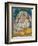 Ganesh Mural in the City Palace, Rajasthan, India-Walter Bibikow-Framed Photographic Print