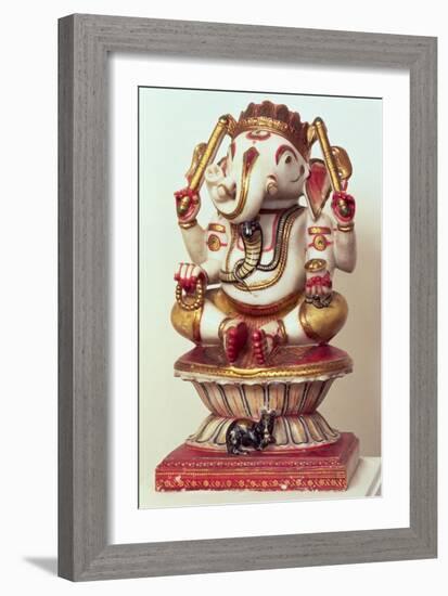 Ganesh, Rajasthan, India, Late 19th Century-null-Framed Giclee Print