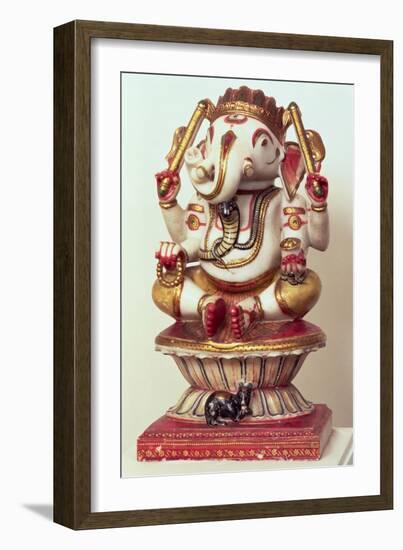 Ganesh, Rajasthan, India, Late 19th Century-null-Framed Giclee Print