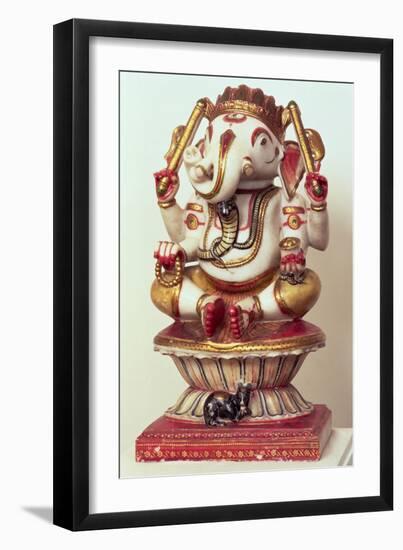 Ganesh, Rajasthan, India, Late 19th Century-null-Framed Giclee Print