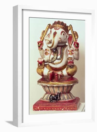 Ganesh, Rajasthan, India, Late 19th Century-null-Framed Giclee Print