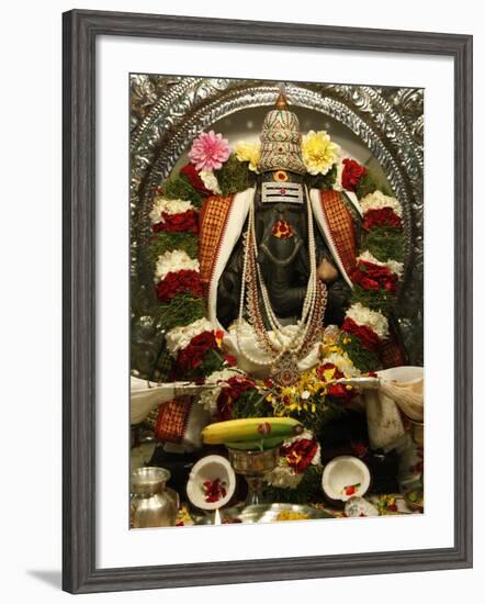 Ganesh Temple Statue, Paris, France, Europe-null-Framed Photographic Print