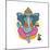 Ganesha and Mouse-Katya Ulitina-Mounted Art Print