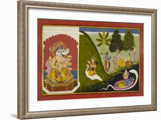 Ganesha Blessing This Endeavour-null-Framed Giclee Print