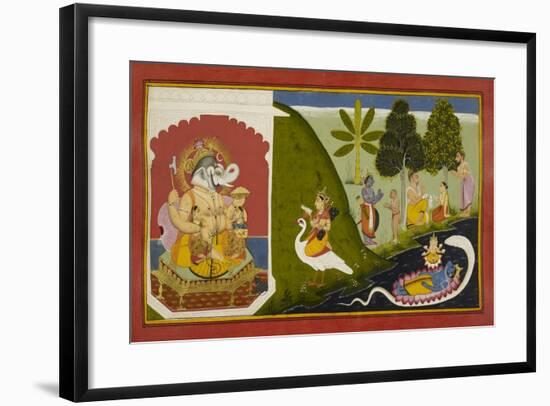 Ganesha Blessing This Endeavour-null-Framed Giclee Print