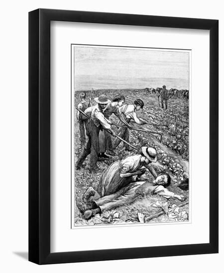 Gang System of Child Labour, C1885-null-Framed Giclee Print