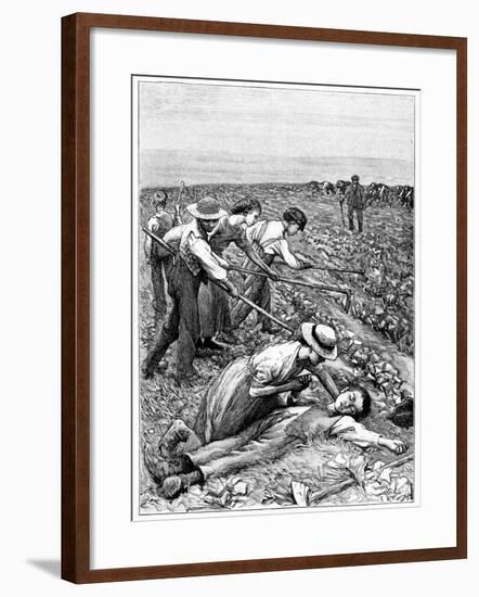 Gang System of Child Labour, C1885-null-Framed Giclee Print