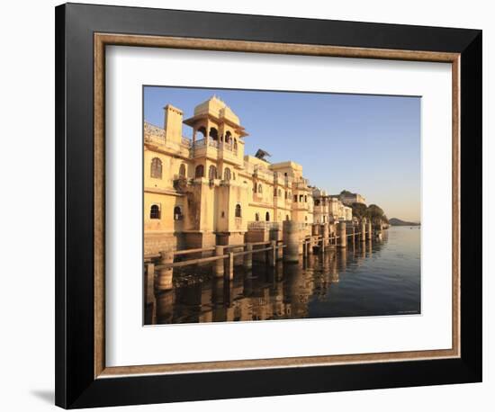 Gangaur Ghat, Pichola Lake, Udaipur, Rajasthan, India-Ivan Vdovin-Framed Photographic Print