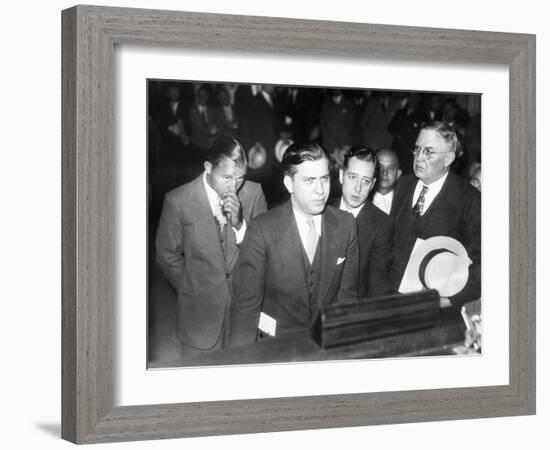 Gangster Jack Mcgurn, Was Arrested While Playing Golf in the Western Open in Chicago-null-Framed Premium Photographic Print