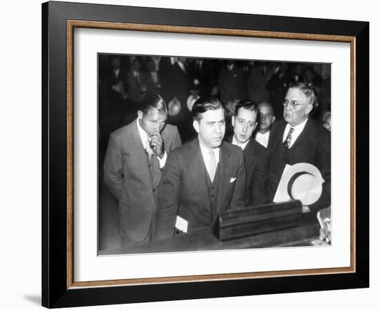 Gangster Jack Mcgurn, Was Arrested While Playing Golf in the Western Open in Chicago-null-Framed Premium Photographic Print