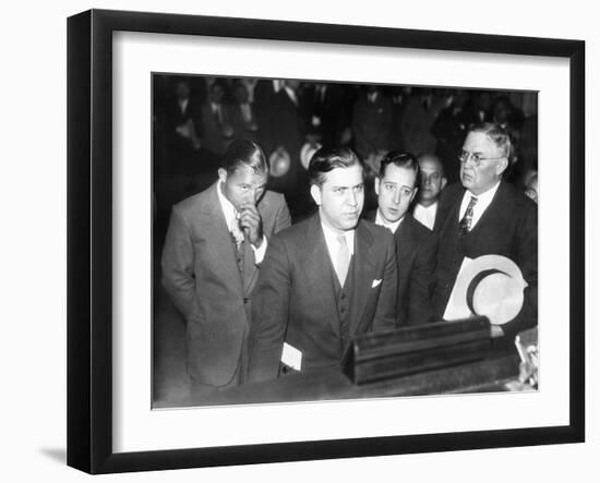 Gangster Jack Mcgurn, Was Arrested While Playing Golf in the Western Open in Chicago-null-Framed Premium Photographic Print