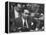 Gangster Mickey Cohen Testifying at Kefauver Hearings During Crime Probe-Peter Stackpole-Framed Premier Image Canvas