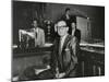 Gangster Santo Trafficante Sitting on a Stool in His Sans Souci Night Club in Havana, Cuba-null-Mounted Photo